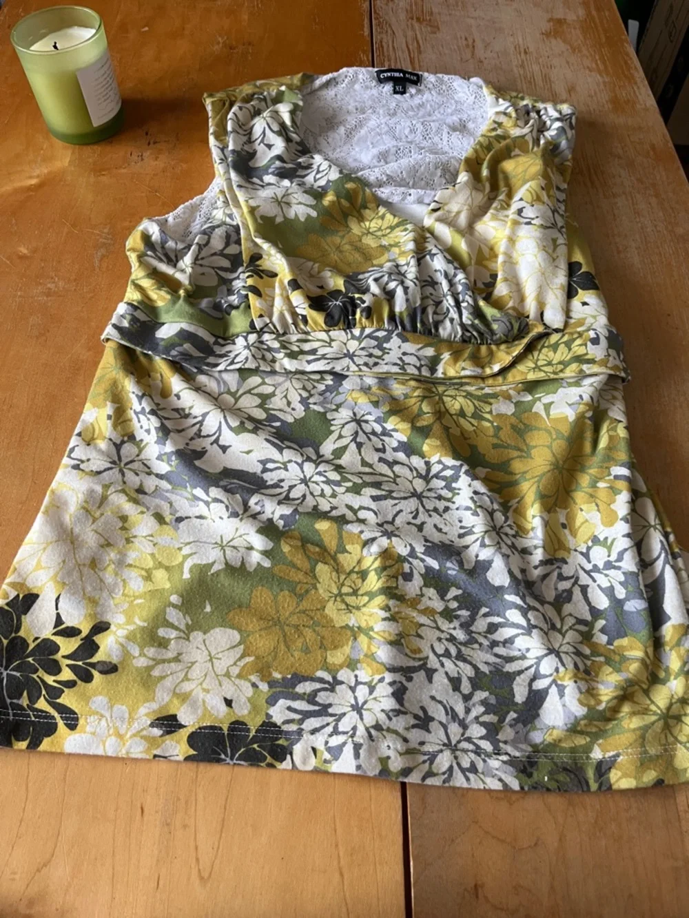 Floral A-Line Women’s Dress . - Picture 2 of 2